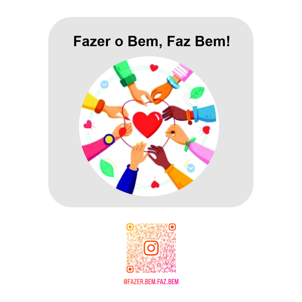 Fazer o Bem, Faz Bem! Amigos solidários. Identidade original da campanha.